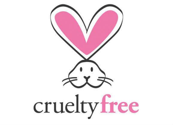 Cruelty-free logo with a rabbit and heart symbol